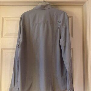 HUK Men’s L/S button up shirt Sz Large.